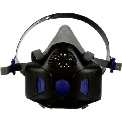 3M halfgelaatsmasker - HF-803SD - secure click - spraakmembraam - large