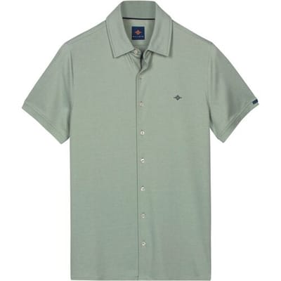 Baileys – Heren – Poloshirt – Katoenmix – Korte mouwen – Overhemd - Groen – 615274-72