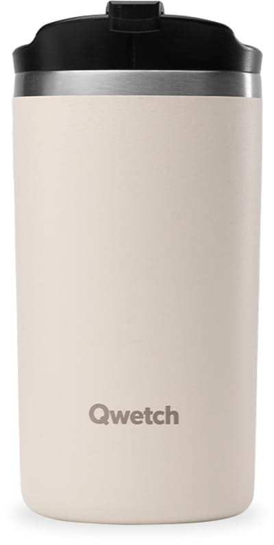 Qwetch Travel mug Geïsoleerd - Matt Zand