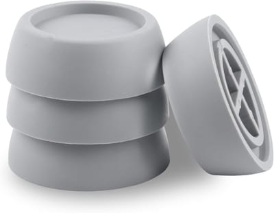 Famanu – 4 stuks Trillingsdemper voor wasmachine - Schwingungsdemper voor wasmachine - Antivibrationsvoeten voetkussen voetdemper - Anti-Vibration voeten demper voor wasmachines en drogers - rubberen voeten