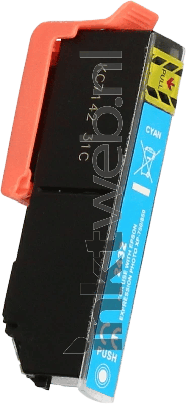 FLWR - Inktcartridge / 24 / Cyaan - Geschikt voor Epson