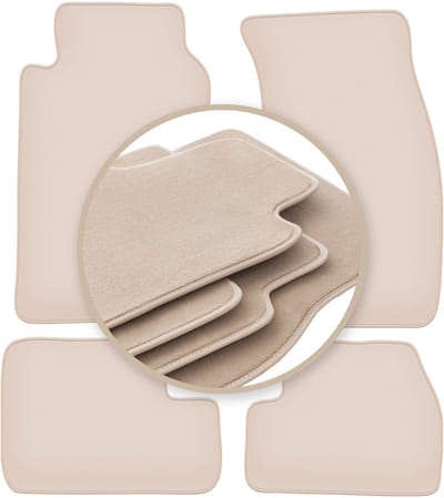 PREMIUM beige vloermatten voor: Nissan 200SX coupé 1988-2003