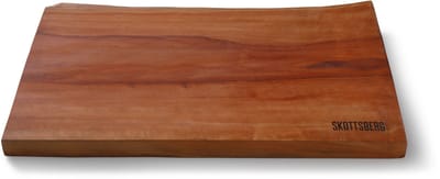 Skottsberg - Wood Works - Serveerplank - Ingefreesde handgrepen - 45 x 35 x 3 cm - Hout - Borrelplank