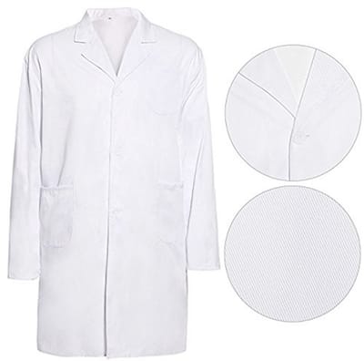 Laboratoriumjas voor dames en heren - Wit doktersjas voor geneeskunde