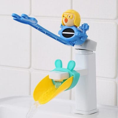 Waterkraan Kinderwasbak Verlengstuk Baby Handwaskraan Verlengstuk Uitloop Artefact Waterleiding Spatwaterdicht Cartoon