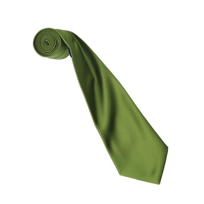 Premier Kleurencollectie Satijnen Stropdas (Oase Groen)