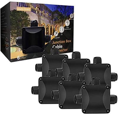 IP68 Waterdichte Aansluitdoos met 3-weg Onderwaterbehuizingen voor Kabeldiameter 5,5 mm - 10,2 mm