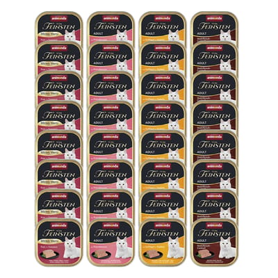32x100g Mix Gevogelte (4 Smaken) animonda vom Feinsten Kattenvoer