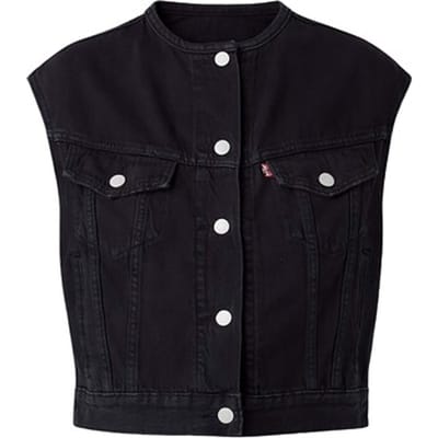 Blouse Levis Collarless Shrunken 90S Vest N