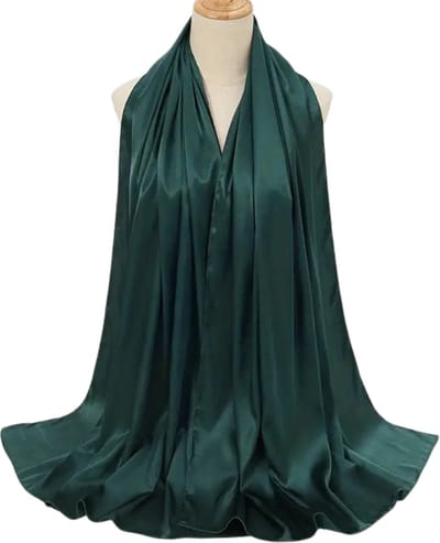 Bovista Hoofddoek - Hijab - Dames - Abaya - Sjaal - Islamitische Kleding - Moslim Kleding - Alhamdulillah - Donkergroen