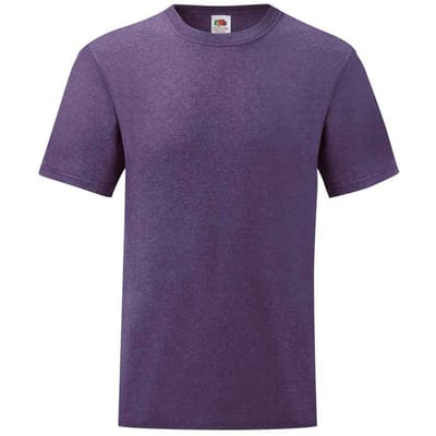 Fruit of the Loom Heren Valueweight T-Shirt (Heide Paars)