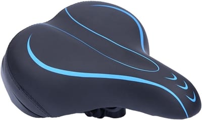 Fietszadel Kussen - Zadelhoes Comfort - Comfortabel Fietsen - Ergonomisch Ontwerp - 27 x 20 x 13 cm - Blauw