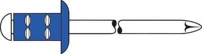Gesipa 1433870 Multifunctionele popnagel (Ø x l) 4 mm x 13 mm 4 mm Staal Staal Staal PolyGrip® 500 stuk(s)
