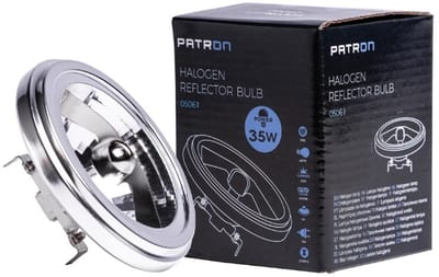 Patron G53 AR111 Halogeenspot | 35W 12V 2800K 24° | Ø111mm Dimbaar