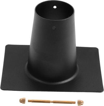 Regenafvoer Goot - Waterafvoer Accessoire - Dakgoot Ondersteuning - Aluminiumlegering Materiaal - 13 x 10 x 9 cm - Zilver