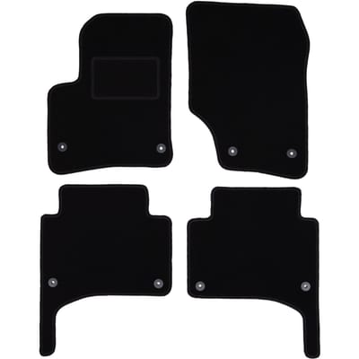 Zwarte veloursmatten voor: Porsche Cayenne I SUV (2002-2010)