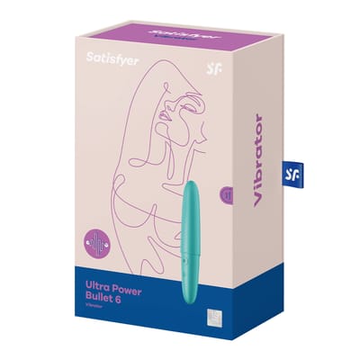 Satisfyer, minivibrator, 'Ultra Power Bullet 6', 13 cm, waterdicht, medische siliconen, oplaadbaar