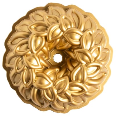 Tulband Bakvorm ''Laurel Wreath Bundt'' - Nordic Ware | Gold