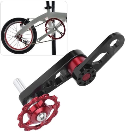 Dailygoods- Kettinggeleider van hoogwaardig aluminium - Kettingspanner - Geschikt voor vouwfietsen - Lichtgewicht - Duurzaam - Voorkomt kettingvallen - Kettingtensioner