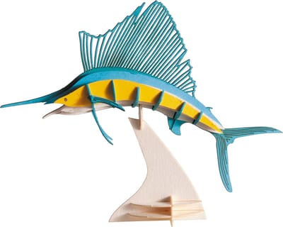 FRIDOLIN 3D Papier Model - Zeilvis.