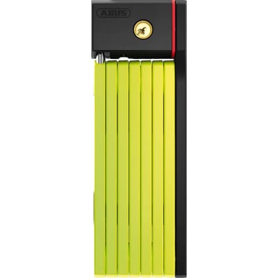 Fietsslot ABUS Vouwslot - uGrip BORDO™ 5700K - Security level 7 - lichtgroen - 100 cm - Geschikt voor elektrische fietsen en stadsfietsen
