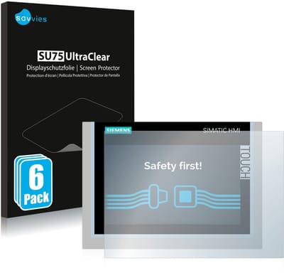 Savvies - Screenprotector voor Siemens Simatic HMI TP700 Comfort - Folie Beschermfolie transparant 6 Stuks