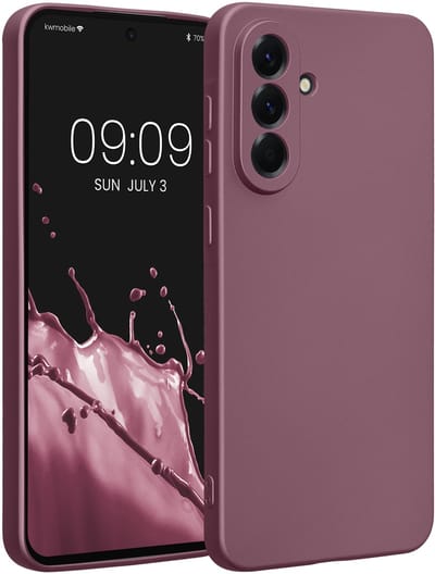 kwmobile metallic telefoonhoesje van TPU - geschikt voor Samsung Galaxy A56 5G - Flexible case voor smartphone - In metallic lila
