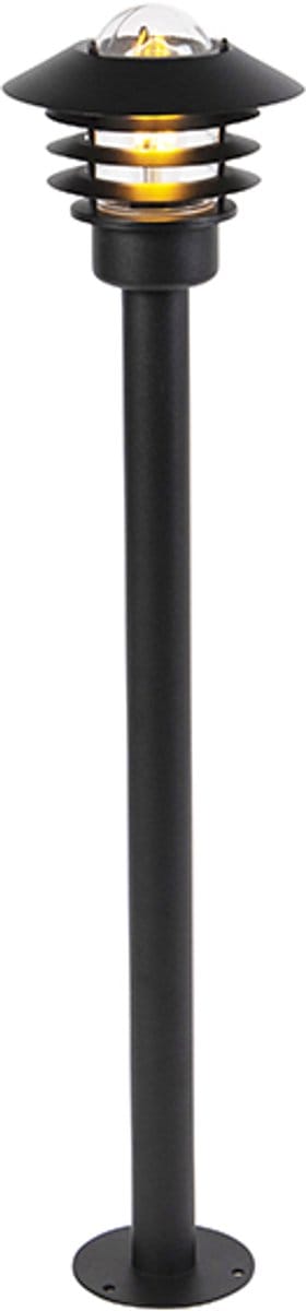 QAZQA prato - Moderne Staande Buitenlamp | Staande Lamp voor buiten - 1 lichts - H 1000 mm - Zwart - Buitenverlichting