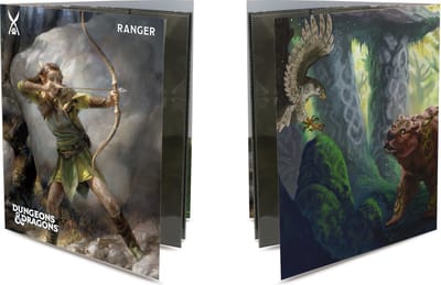 Ultra Pro - D&D Class folio, Ranger. Met Stickers.