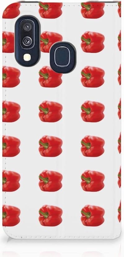 Samsung Galaxy A40 Flip Style Cover Paprika Red