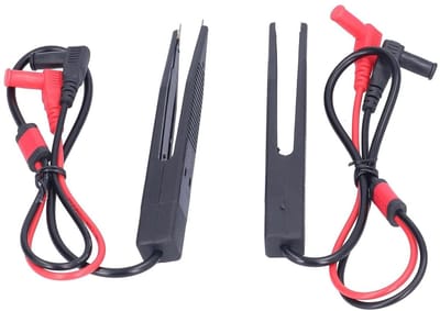 Testsonde Multimeter - Meetsonde LCR - Componenten Meten - Eén Hand Bediening - 250V - Zwart