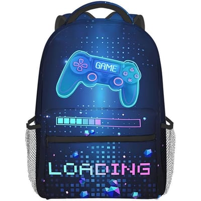 Klassieke Nieuwigheid Coole Spelconsole Student Schooltas Notitieboek Rugzakken 3D Print Oxford Waterdicht Jongens/Meisjes Reisrugzakken