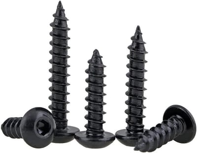 Hoge treksterkte zelftappende schroeven met ronde kop voor hout, M6x25mm, 20 stuks