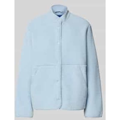 Relaxed fit Fleecejack met Opstaande kraag Model 'VERA'