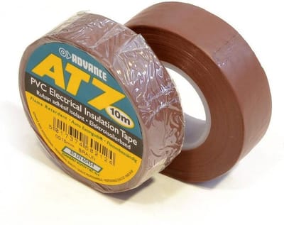 Advance AT7 PVC tape 19mm x 20m Bruin