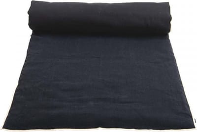 Chennai linnen sprei noir - 85x200 cm