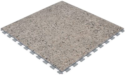 Rubbermagazijn - PVC kliktegel design Boston - zand 450x450x7,8mm - winkel - showroom - garage - prijs per stuk