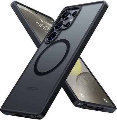 TORRAS Guardian Magnetic Hoesje Geschikt voor Samsung Galaxy S26 Ultra - Compatibel met MagSafe / Qi2 - Matte Beschermhoes - Back Cover met Magneet Zwart