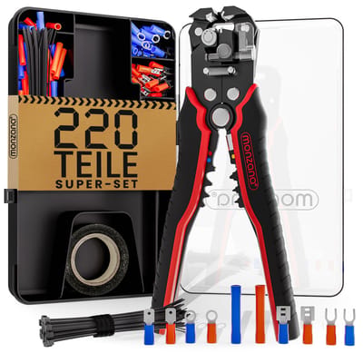 Monzana Striptang - Automatisch Set 220 Onderdelen - 2 handgrepen
