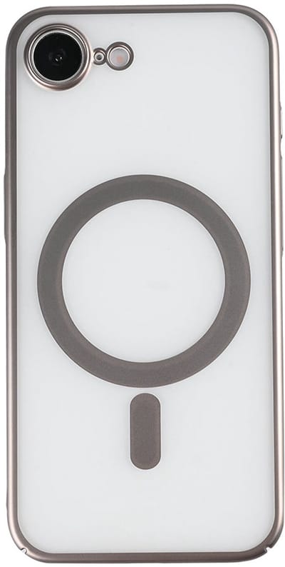 Rixus Instinct Mag Case For iPhone 16e Titanium Grey