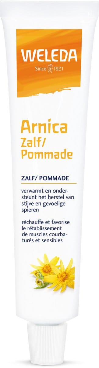WELEDA Arnica Zalf – Bevordert Doorbloeding & Verwarmt de Spieren - Helpt Bij Gevoelige Spieren - Ondersteunt Het Herstel Van Gevoelige Spieren - 100% Natuurlijke Ingrediënten - 25g