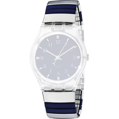 Swatch Plastic - Originals Medium (34mm) /Access/Solar/Musicall/Stop - G/SK/SL/SR/SS/SO28 AGK296B GK296 Schleiereule Small Horlogeband