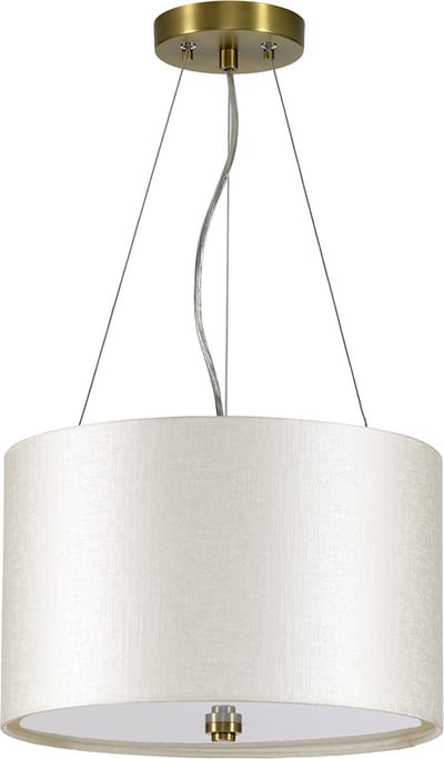 Landelijke Kroonluchter - Steady Lighting - Metaal - Landelijk - E14 - L: 48cm - Voor Binnen - Woonkamer - Eetkamer - Zwart