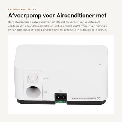 Dailygoods - Afvoerpomp voor Airconditioner met Condensaatverwijdering