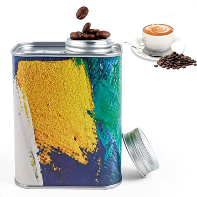 Airtight Opbergdoos voor Koffiebonen, 200g Opslagcontainer voor Versheid, Ideaal voor Thee en Noten