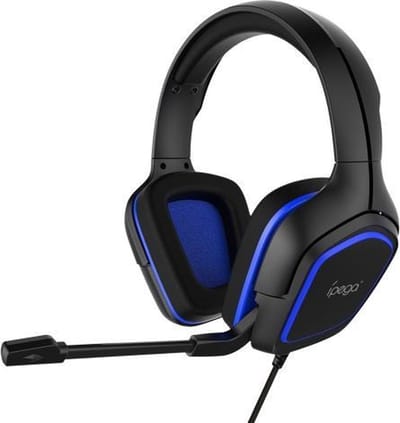 IPEGA PG-R006 Game Headset - Zwart/Blauw - PS4 - Xbox One - Nintendo Switch - Nintendo Switch Lite - PC - Tablet - Mobiele telefoon -  Ruisonderdrukking - Koptelefoon Met Microfoon