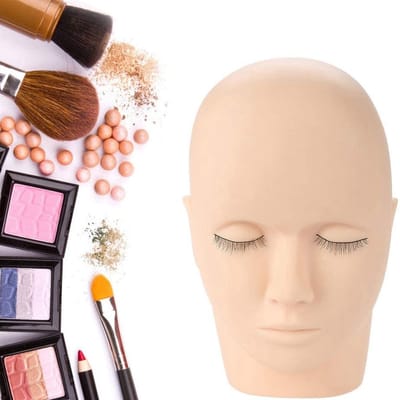 Dailygoods- Wimpertrainingskop - Zachte Siliconen - Oefenhoofd voor
