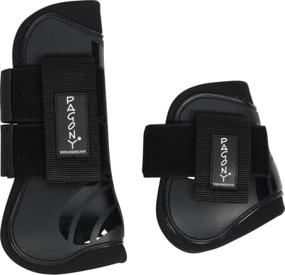 Pagony Pro Velcro Pees- En Kogelbeschermerset - Maat: Pony - Donkerblauw - Kunststof
