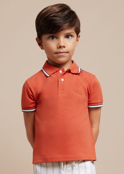 MAYORAL - Polo - Maat 104 - Jongens - Oranje -