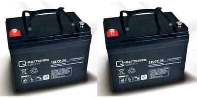 Q-Batteries 12LCP36 LCP 24V 36Ah AGM